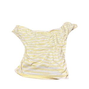 Yellow and White No Boundaries Striped Top